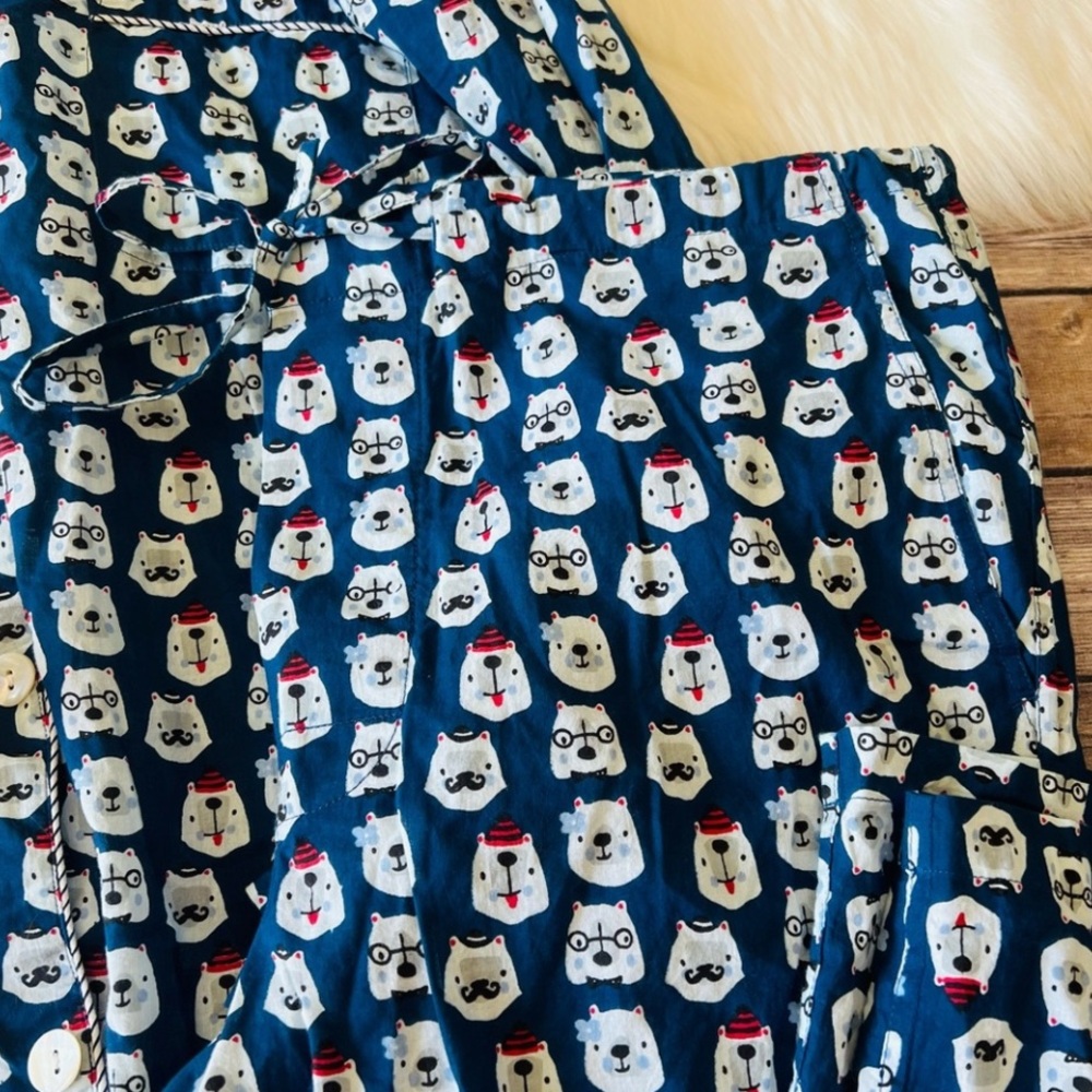 Roller Rabbit Pajama bottoms Polar Bear Print XS